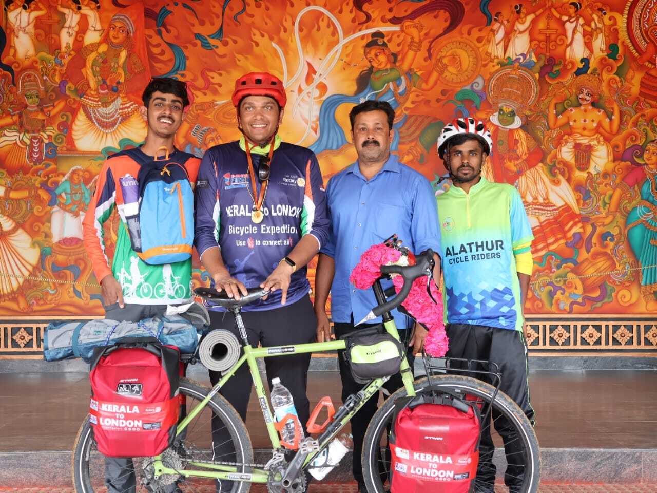 Honoured Solitary Cycle Rider Mr. Faiz Ashraf